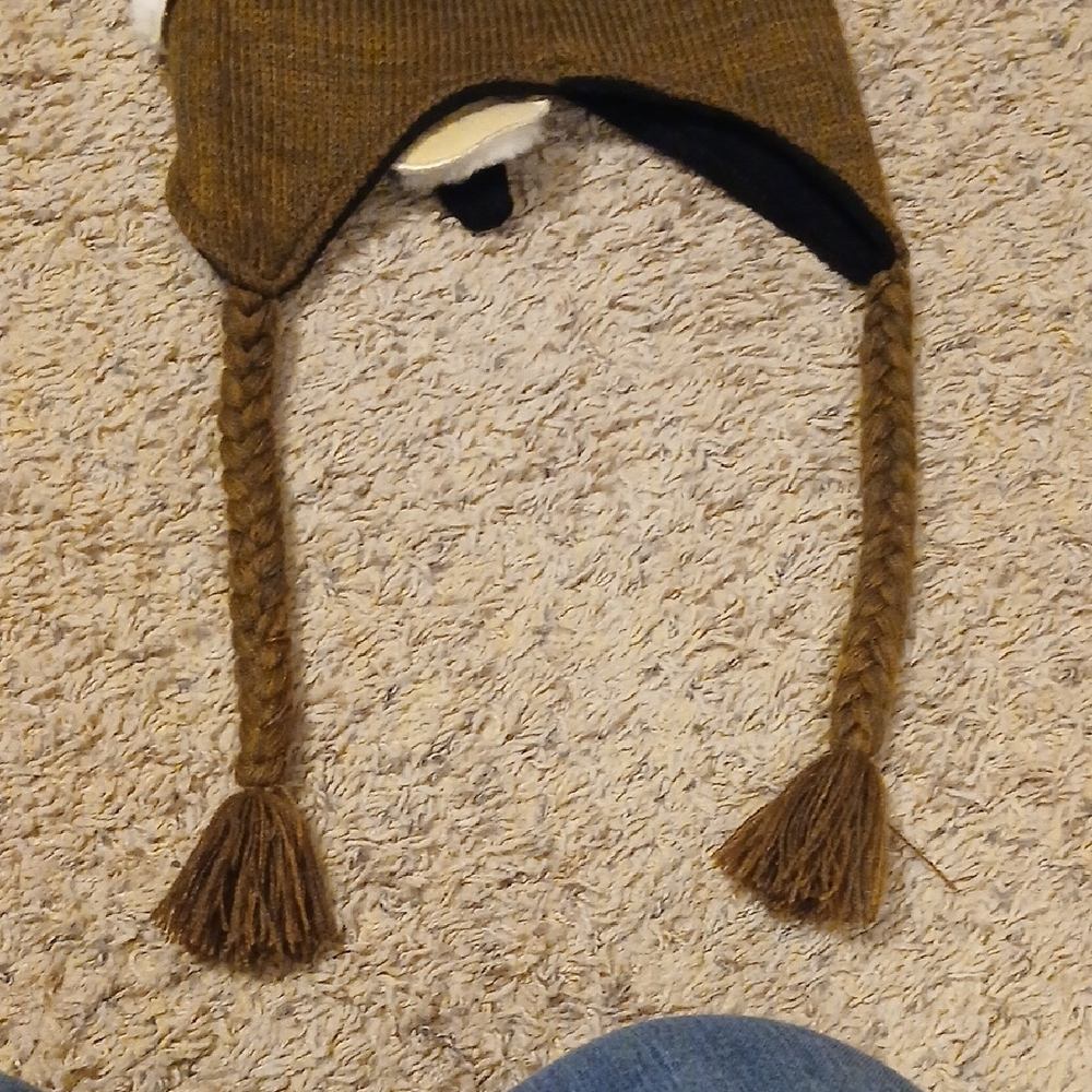 Brown Cartoon Character Beanie Hat - Picture 5 of 5